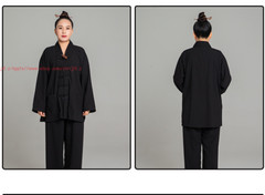 Unisex Shaolin Wudang Taoist Outfits Tai chi Suit Kung fu Martial Arts Uniforms
