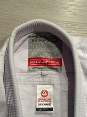 Gracie Barra Equipe GB1 Pro BJJ Gi White A3 Competition Legal Jiu Jitsu Kimono