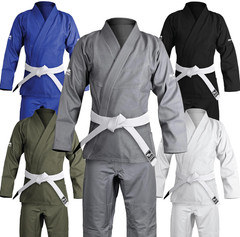 Hawk Sports Brazilian Jiu Jitsu Gi for Adults size A2 with Jacket Pants and Wh..