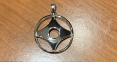 Kyokushin Kanku Sterling Silver Pendant
