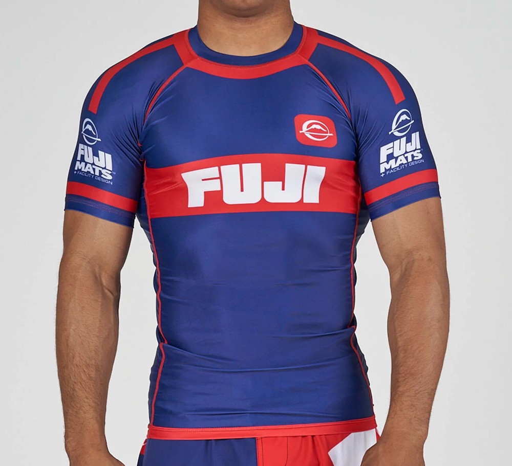 Fuji Flex Lite Mens MMA BJJ Jiu Jitsu Short ShortSleeve SS Rashguard – Team Fuji