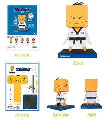 MOOTO Ma Toys (1Set – 50EA) Taekwondo Hapkido Paper Toys Accessory Gift