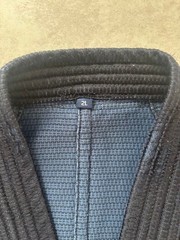 Japanese Kendo Wear Crown Kanmuri Size 2L Navy Blue Martial Arts Gi
