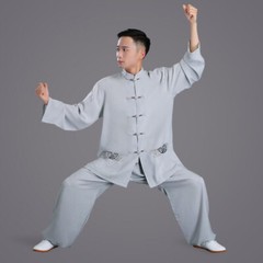 Chinese Traditional Kung Fu Tai Chi Uniform Martial Arts Wingchun Suit Tang Suit