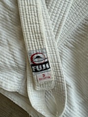 Fuji Kimono Gi Adult 3 White Jiu Jitsu MMA Set