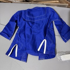 Vector Sports Attila Series Kids K2 Brazilian Jiu Jitsu Blue Full Set New