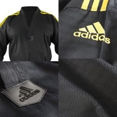 Adidas ADITCC01 Champion Taekwondo Dobok/TKD Champion Color Uniform/Black