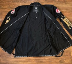 Neighborhood x Shoyoroll Black Jiu jitsu Kimonos Uniform Size A3 Med Black Tiger