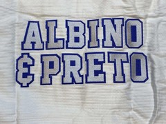 Albino & Preto Batch 102 White BJJ Gi 450 GSM Pearl Weave Jiu Jitsu Kimono