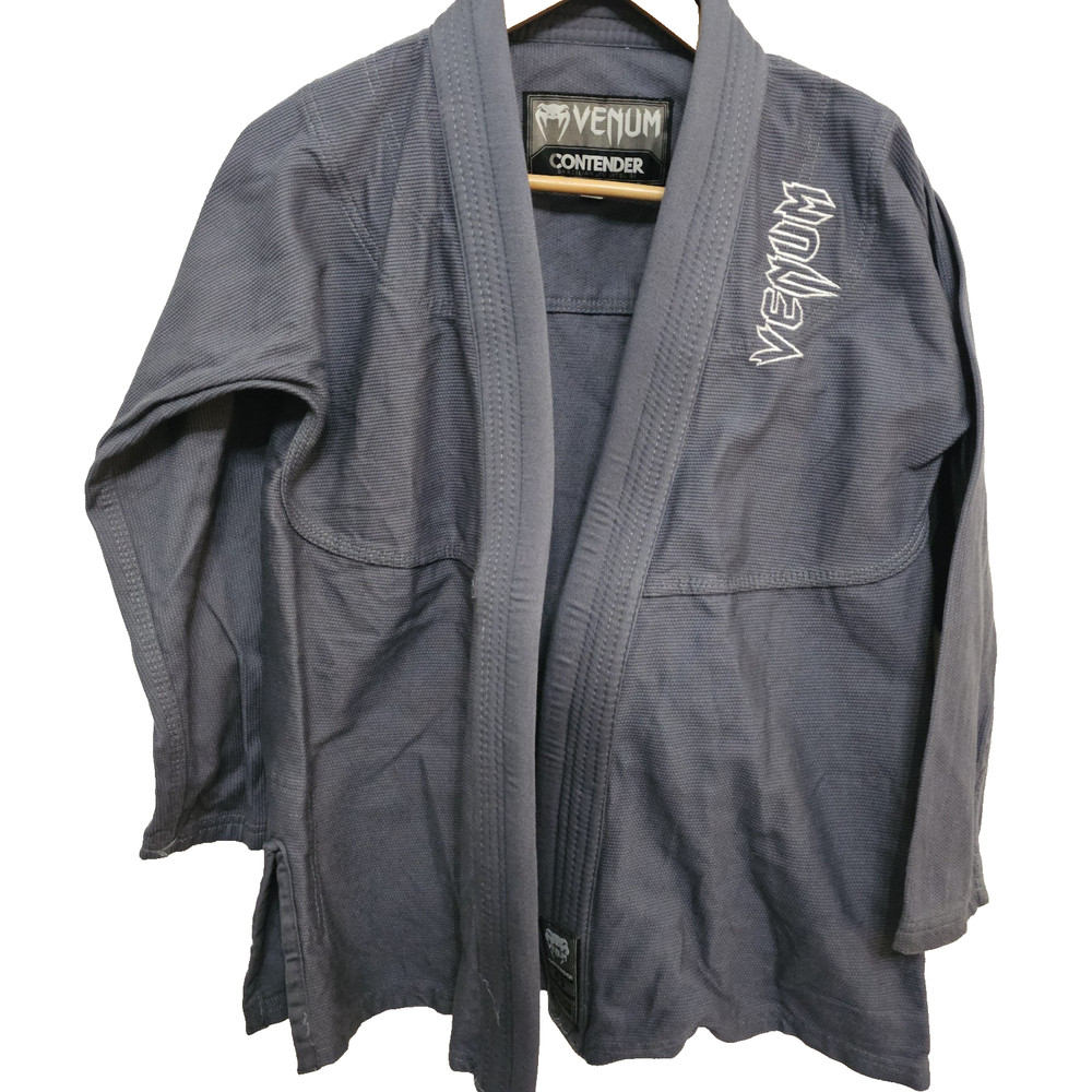 Venum Contender 2.0 BJJ Gi Jiu Jitsu Sz C3 Gray Uniform Jacket ONLY Athletic