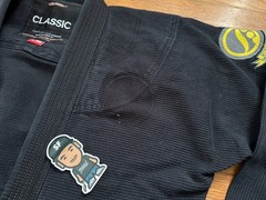 2014 SHOYOROLL ALBINO & PRETO COMP STANDARD BATCH 30 GI JIU JITSU BJJ BLACK A3H