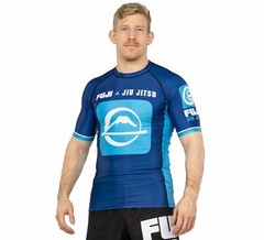 Fuji MMA BJJ Jiu Jitsu ShortSleeve Short Sleeve LS Rashguard – Blue