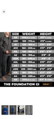 Gold BJJ The Foundation Gi Blue Jiu-Jitsu Uniform Set w/ Belt (Adult Unisex)