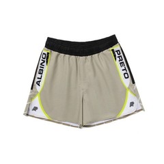 Albino and Preto VGB Comp Rash Guard SS & Short MMA No Gi Compotator Kimono