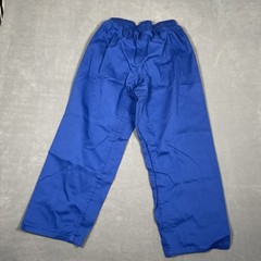 GTMA BJJ Jui Jitsu Gi Pants YOUTH Blue Brzilian Jiu Jitsu Drawstring Straight