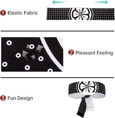 Karate Kid Cobra Kai Tenugui Reversible Warrior Headband, Bushido Hachimaki