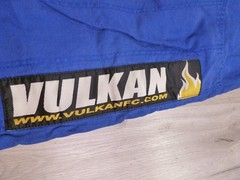 Vulkan Jiu Jitsu Pants Men A2 32×25 Blue Drawstrings Heavy 100% Cotton Loose Fit