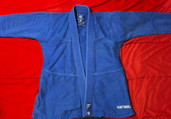 Sanabul Size A0 Model Zero Jiu Jitsu Blue BJJ Gi Uniform Jacket & Pants