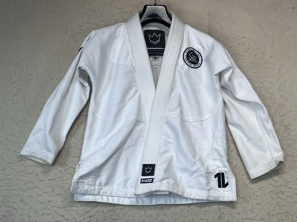 One Jiu Jitsu Kingz Brazilian Kimono White Size M1 Top Only See Pics