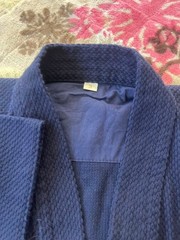 Japanese Kendo Gi Jacket Uniform Navy Blue Cotton 100 Martial Arts