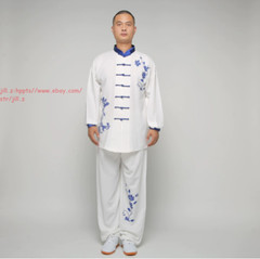 Summer Chinese Tai Chi Linen Uniforms Unisex Wushu Kung Fu Suit Clothing Sets