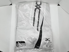 Mizuno Windbreaker Sports Wear White Breath Thermo Warmer Jacket and Pants Set