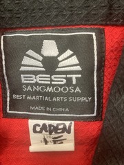 Tom Vo’s Fountain Valley Taekwondo Red Uniform Top & Pants Size 00 130 CM