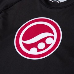 Shoyoroll Crimson Competitor Rash Guard LS & Training Fitted Shorts Grappler Set