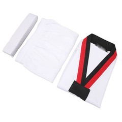Kids Taekwondo Uniform Soft Cotton Polyester Breathable For Martial Arts GQBK