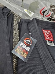 FUJI 330053-A2H Competition BJJ Gi Black Size A2H, 100% Cotton