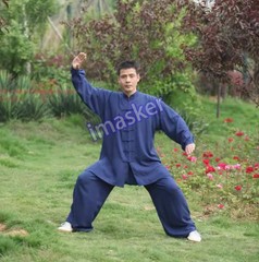 Summer Cotton Tai chi Uniforms Kung fu Suit Martial arts Wushu Wing Chun Clothes
