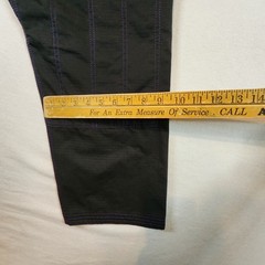 Elite Sports BJJ Gi Pants Rip Stop Black Purple 40″ Waist 27″ Inseam *See Photos