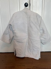 Toraki Judo Gi top size 3.5. Extra thick like armor. Double weave white belt