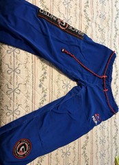 Gracie United BJJ Gi Uniform Set Jacket & Pants w/ Patches Blue Size A3