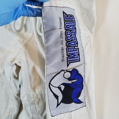 Impassable Brazillian Jiu Jitsu Fightwear White Blue A2 Pants Gi Set BJJ MMA
