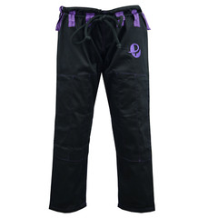 Women BJJ Kimono Black Purple Brazilian Jiu jitsu Gi Uniform
