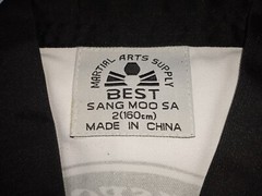 Martial Arts Supply Best Sang Moo SA Gi Top SZ 2 160CM Taekwondo Olympic Sport