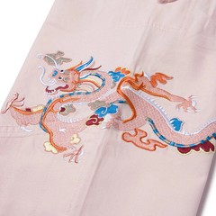 Albino and Preto Year of the Dragon Noreen Peach BJJ Gi JIU JITSU Kimono 450GSM