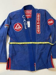 Gracie Barra Equipe Kimono Brazilian Jiu-Jitsu Gi Blue Youth Size Y6