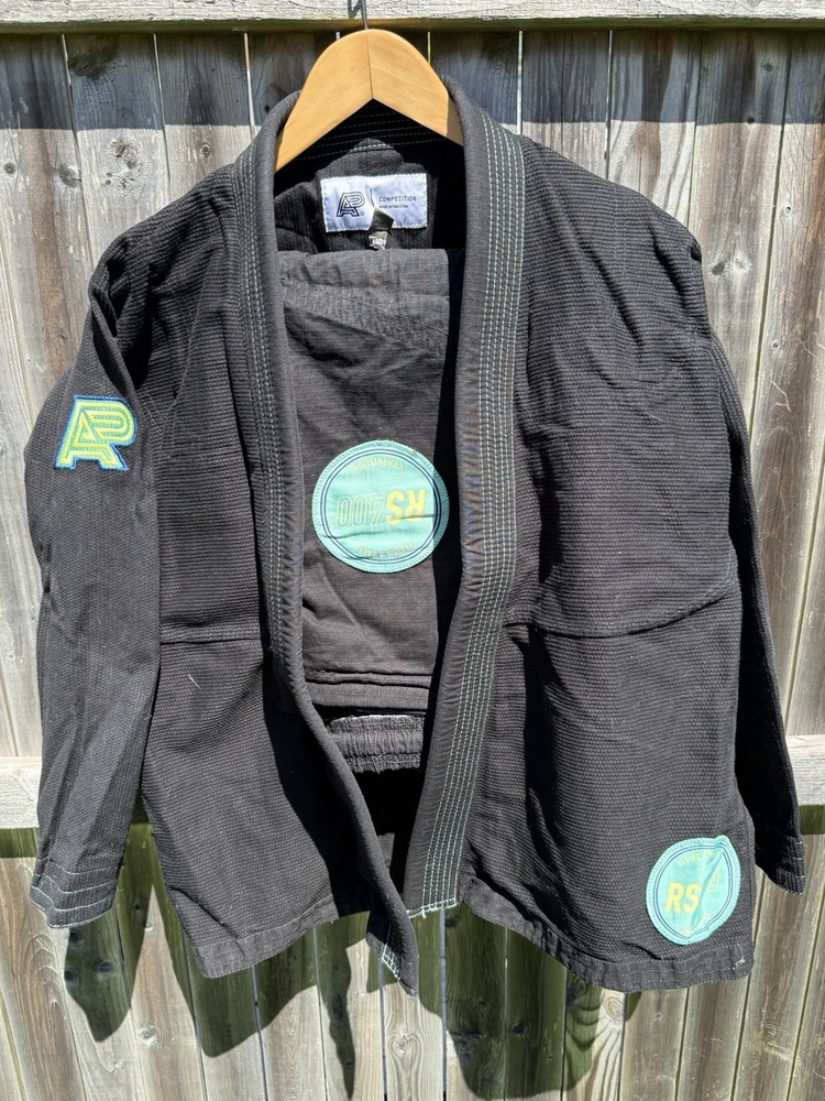Albino & Preto RS COMP Jiu-Jitsu Gi Black A1F Adult Unisex Martial Arts Uniform
