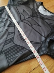 Batman Dark Knight MMA BJJ Jiu Jitsu Rashguard size M compression shirt