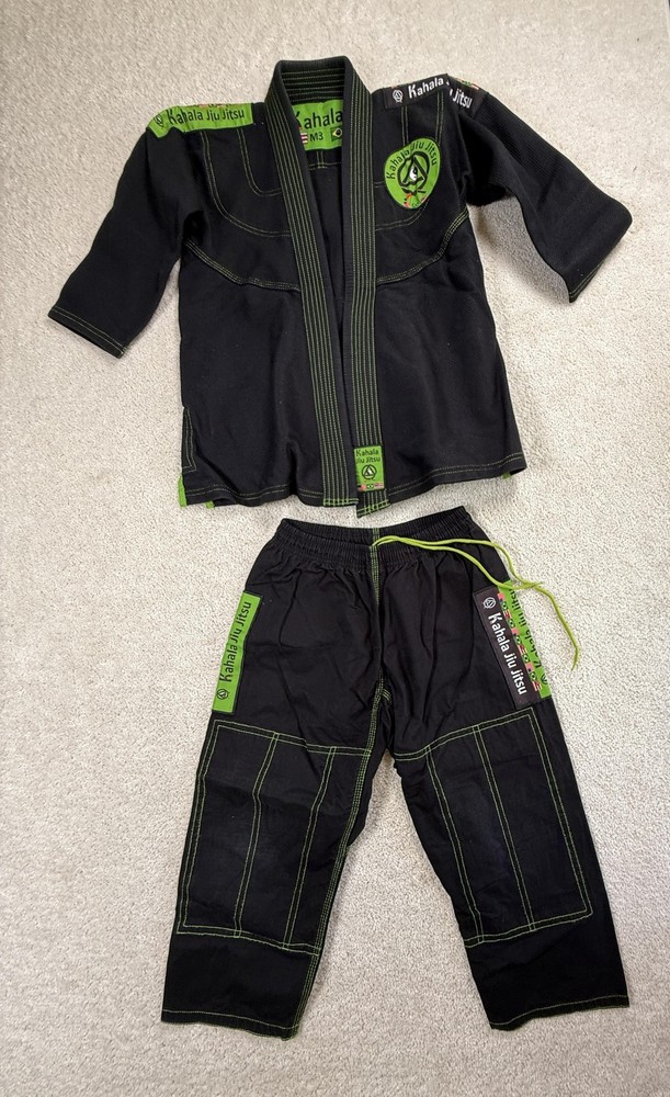 Kahala Jiu Jitsu BJJ Gi Uniform Kids M2 M3 Hawaii Brazilian Jacket Pants Impact