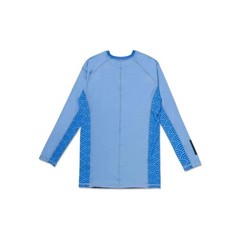 Albino and Preto Origami Blue LS Rash guard MMA Training Short set all size