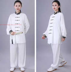 Unisex Tai Chi Suit Morning Exercise Uniform Cotton Kung Fu martial arts Suits