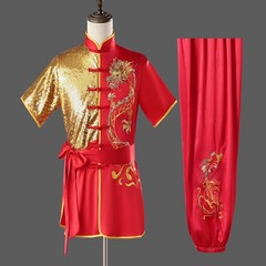 Quality Silk Chinese Kung Fu Taichi Suit Martial Arts Uniform Dragon Embroidery