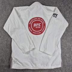 UFC GYM Gi Set Size A1 White Premium Edition Brazilian Jiu Jitsu BJJ Jacket Pant