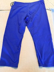 Elite Martial Arts Gi Pants A3 Blue Karate Judo BJJ Training Uniform Adult