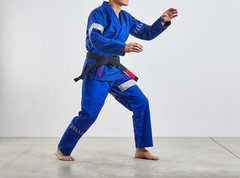 Brazilian Jiu-Jitsu gi (white, blue, black)