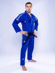 New Fuji Sports Sekai 3.0 „World” Mens Brazilian Jiu-Jitsu BJJ Gi – Blue/Yellow