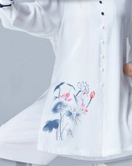 Women Tai Chi Clothes Wushu Clothing Martial Art Uniform Kung Fu Dress Long